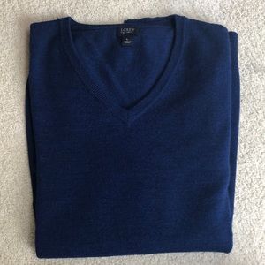 J Crew large royal blue sweater
